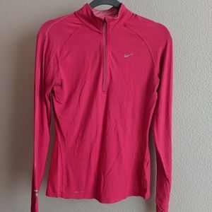 Pink Nike Dri-Fit Quarter Zip